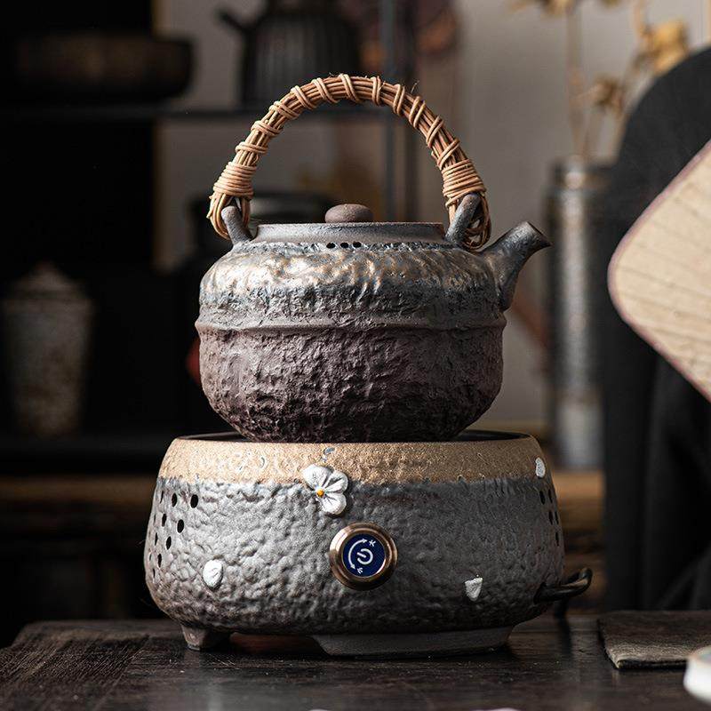 围炉煮茶家用室内无烟插电陶炉全套罐罐茶煮茶器红泥茶壶烤橘子炉,农用物资,其他肥料,淘宝优惠券,粉丝福利购,淘宝优惠卷