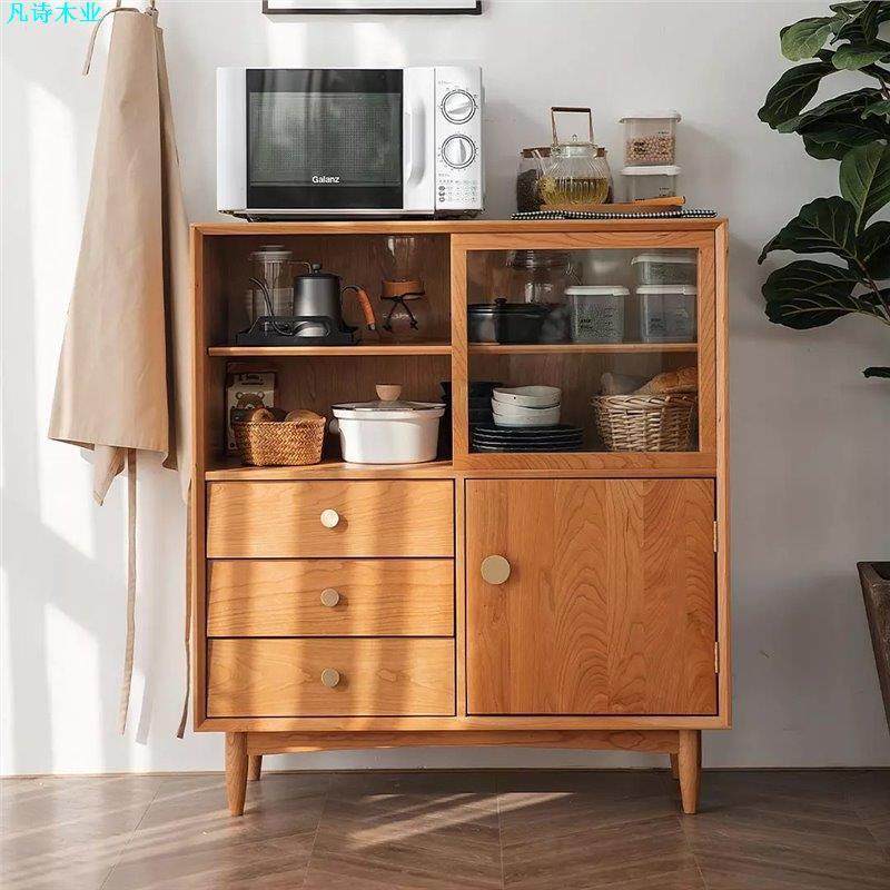 简约艺术现代樱桃木实木餐边柜茶水柜储物柜玻璃餐厅碗柜北欧日式,节庆用品/礼品,新娘配件,淘宝优惠券,粉丝福利购,淘宝优惠卷