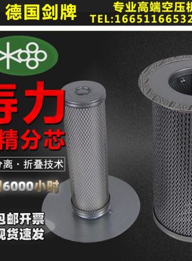 寿力空压机保养配件LS20-175/200双级油气分离器芯250034-122/134