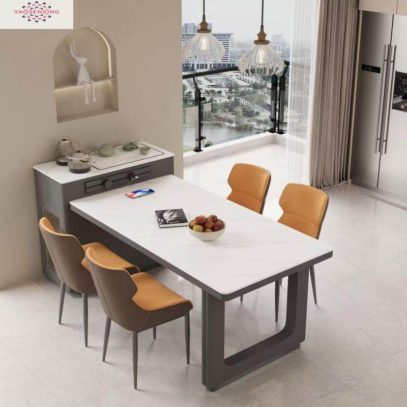 简约高端轻奢家用中岛奶油风岩板岛台餐桌茶台一体伸缩小户型现代,机械设备,其他机械设备,淘宝优惠券,粉丝福利购,淘宝优惠卷