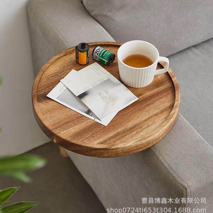 现代实木边桌角几家用木制移动迷你小茶几北欧简约沙发边几