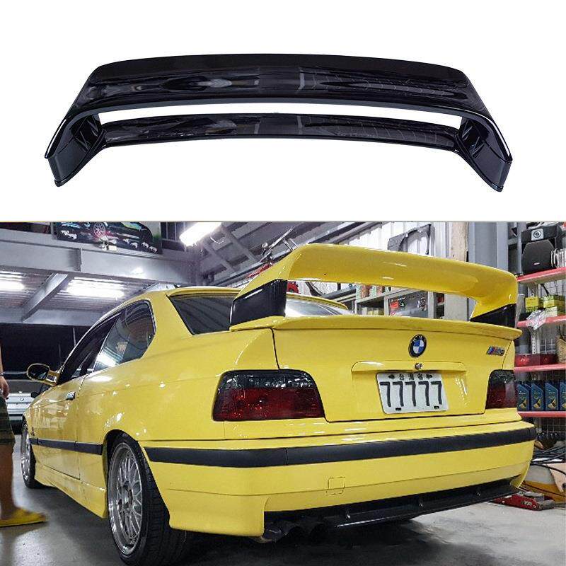 适用于1990-2000宝马三系E36改装尾翼两门四门四段式双层跑车翼
