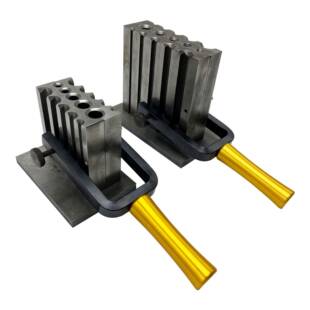 欧式油槽铸铁条模熔化金银条块模具铁槽打金铸模油槽首饰做条工具