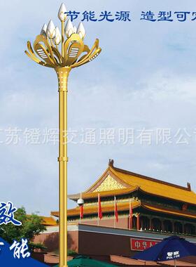 8米道路照明灯6米A字单臂灯杆金豆LED路灯新农村高杆路灯