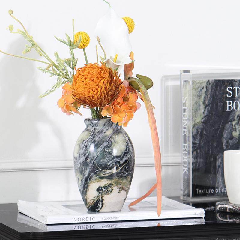 天然大理石轻奢风花瓶新中式样板间别墅书房装饰展示柜摆件,纺织面料/辅料/配套,纺织机械配件,淘宝优惠券,粉丝福利购,淘宝优惠卷