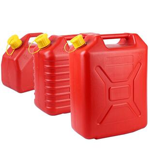 PE塑料汽油桶20升10升5升汽车备用油箱加油桶储油车载装水酒桶