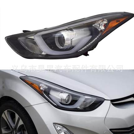 适用于现代伊兰特Elantra2014-2016款前照大灯卤素灯921013Y510