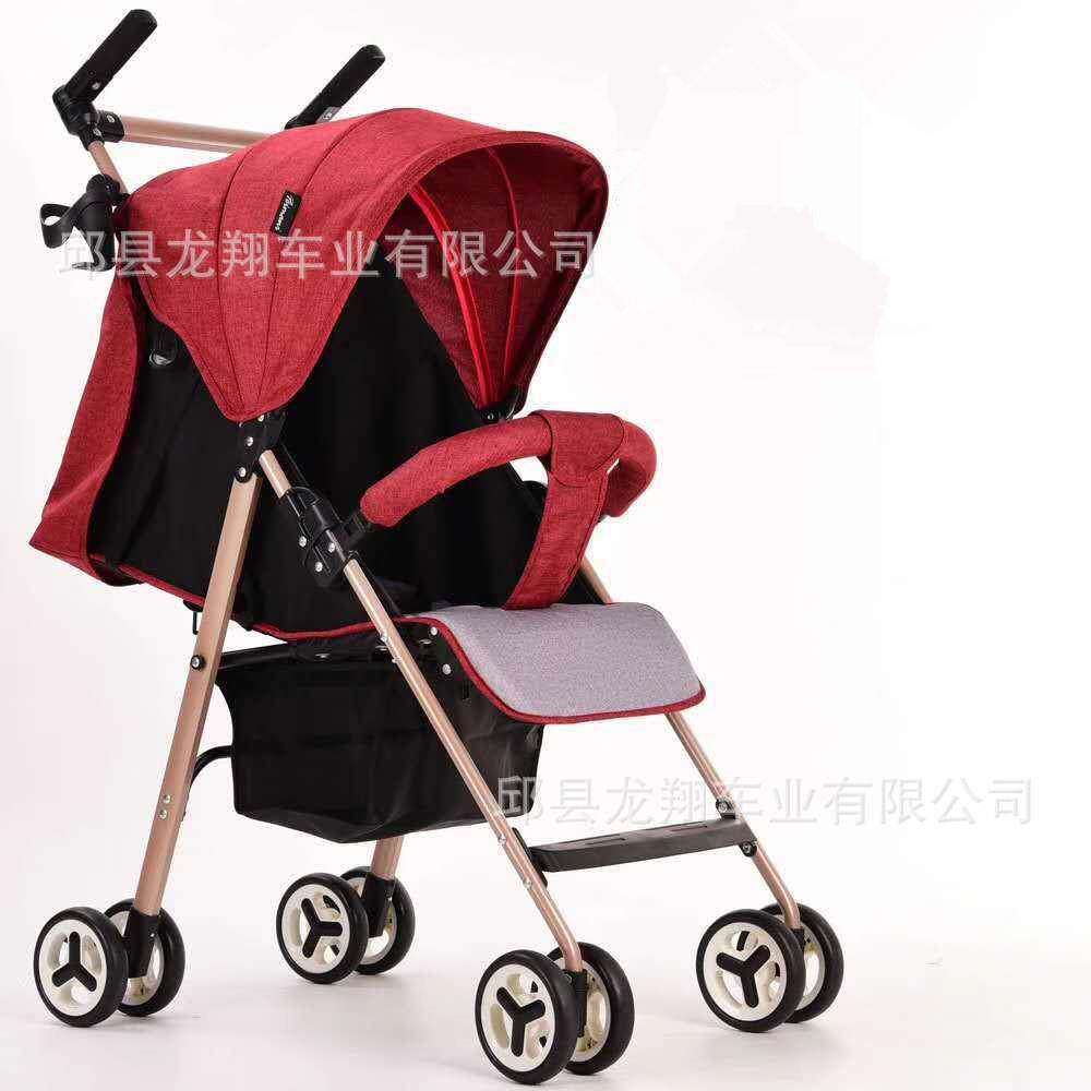 铝合金超轻便婴儿可坐可躺小孩推车折叠便携避震简易宝宝伞把车