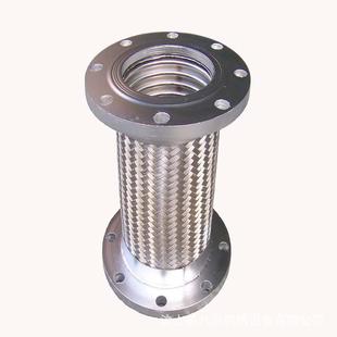 不锈钢软管软连接 金属软管 法兰式不锈钢波纹管 DN50 65 80 100