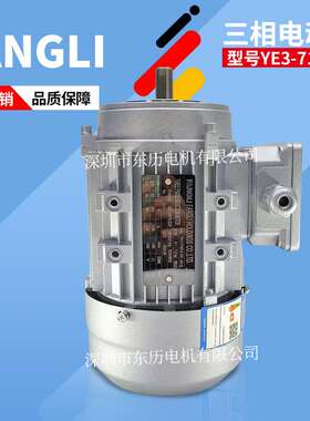 FANGLI方力电动机YE3-71M2-4马达HOLDINGS 380V 0.37KW立式安装