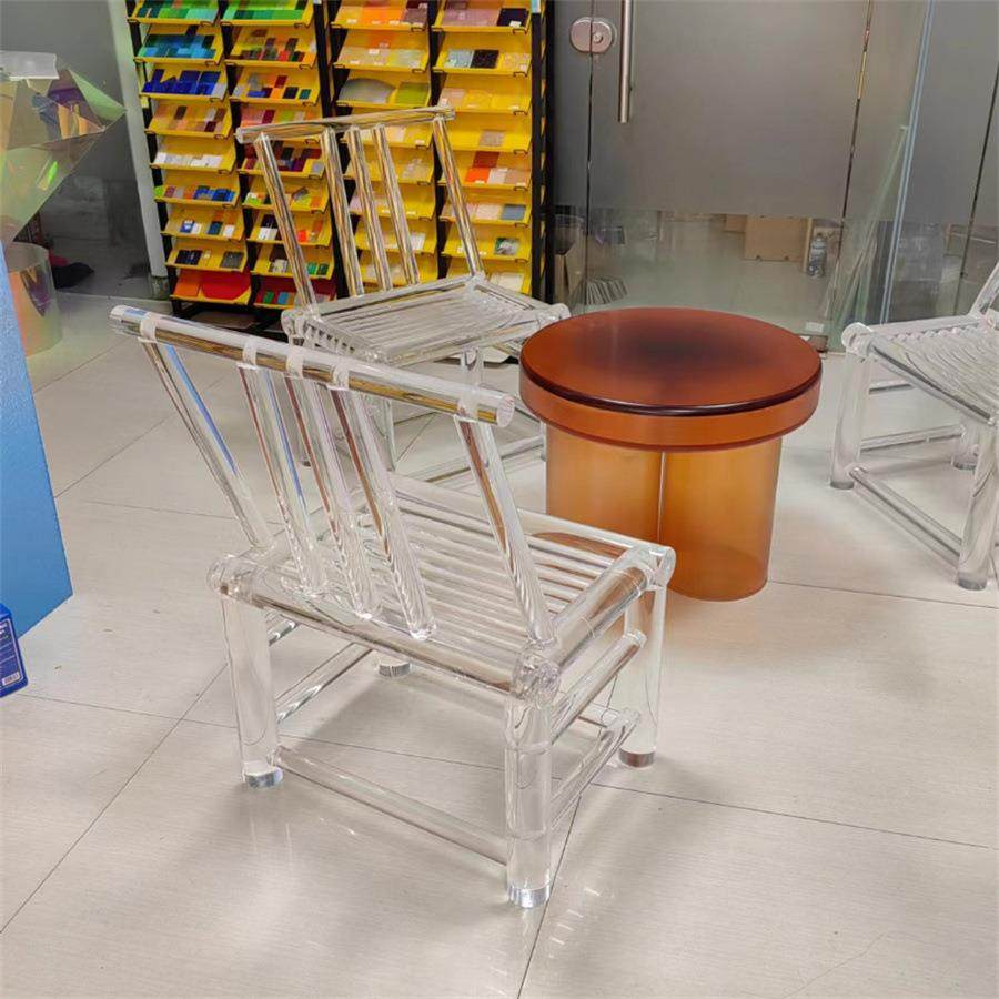 亚克力化妆椅透明椅子有机玻璃椅网红服装店拍照椅家用时尚餐椅,纺织面料/辅料/配套,纺织机械配件,淘宝优惠券,粉丝福利购,淘宝优惠卷