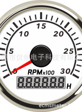 网销ECPC系列52MM指针转速表3000RPM1-300内速比可调