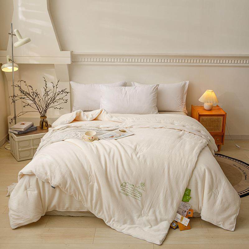 子母被二合一拉链款大豆纤维被春秋四季通用被子被芯冬被春秋被