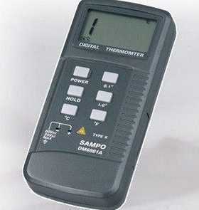 深圳欣宝 数字温度表 DM6801A 数据保持功能 华氏 摄氏度转换