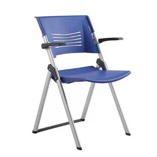 广东家具折叠椅便携塑料办公会议电脑椅宿舍椅子休闲洽谈椅工作椅