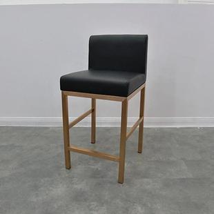 商场柜台凳子靠背高脚前台接待椅子眼镜珠宝店收银吧台椅