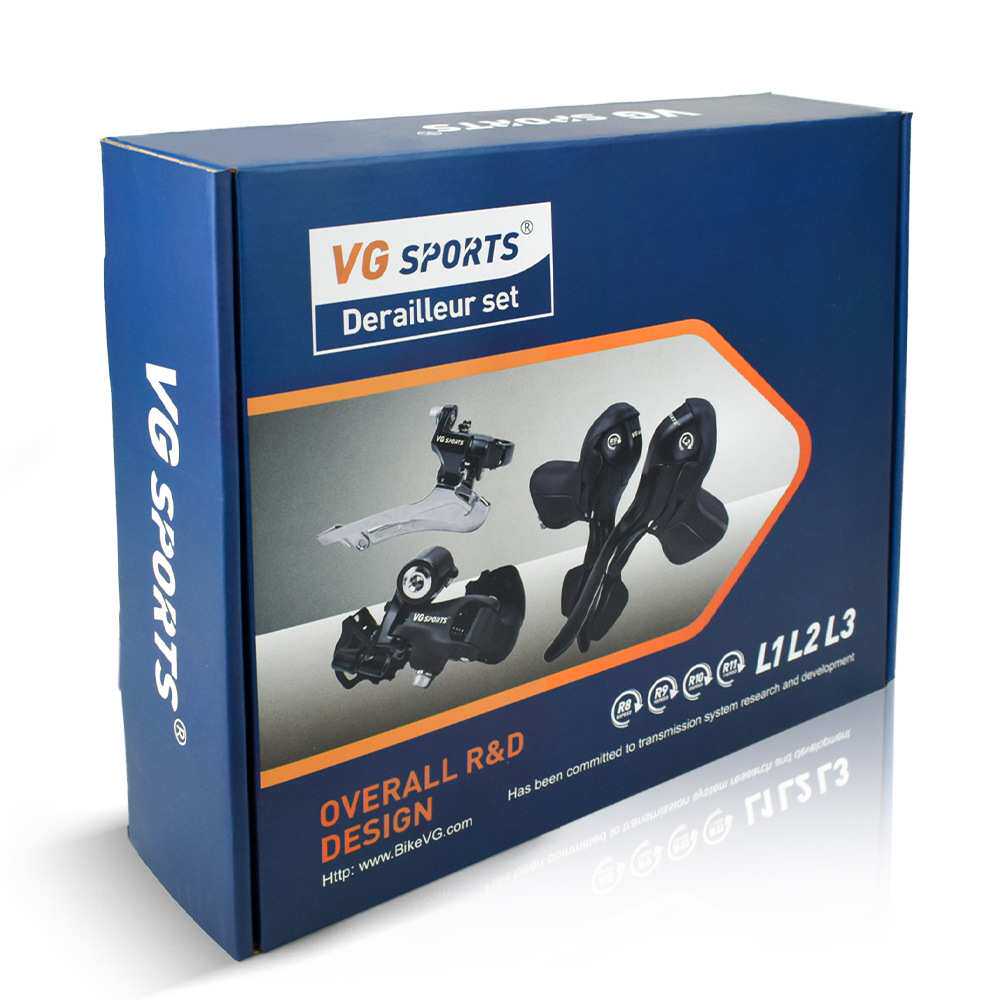 公路自行车变速器套件2x8 2x9 2x10速手变弯把前拨后拨