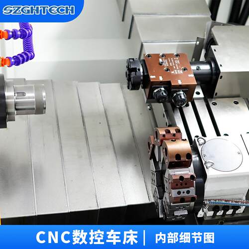 深圳贯虹SZGH-46J 斜轨数控车床刀塔机 高精密数控机床卧式CNC车