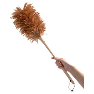 手工真鸡毛掸子老式家用除尘禅子车用清洁扫灰不掉毛装饰插瓶摆件