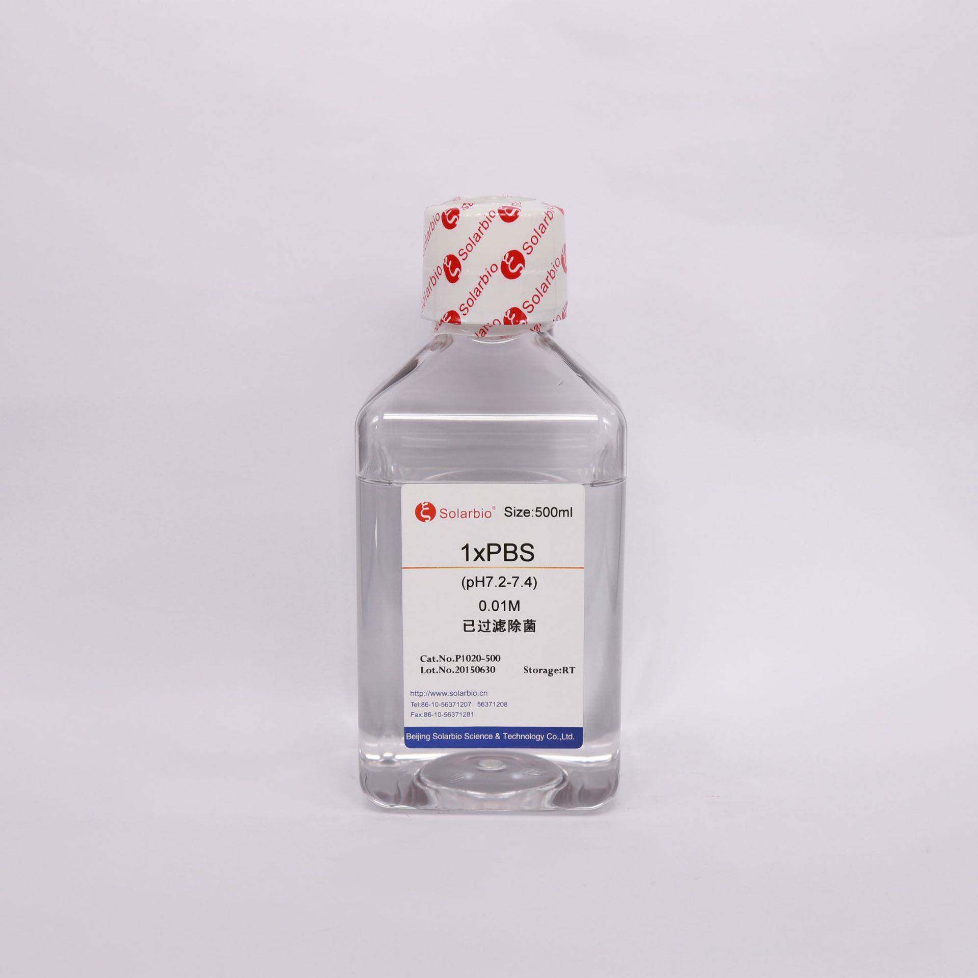 P10201×PBS缓冲液(pH7.2-7.4)500mlPBS磷酸盐缓冲