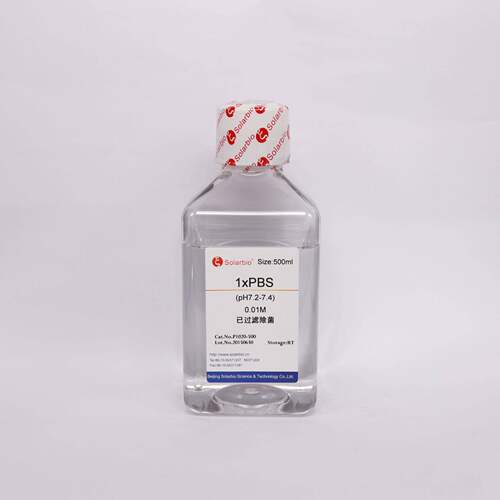 P10201×PBS缓冲液(pH7.2-7.4)500mlPBS磷酸盐缓冲