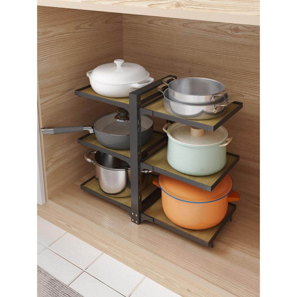 xyt厨房橱柜下水槽置物架家用柜内台面放锅架子多层可调节锅具收,鲜花速递/花卉仿真/绿植园艺,割草机/草坪机,淘宝优惠券,粉丝福利购,淘宝优惠卷