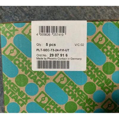PHOENIX菲尼克斯3类电涌保护设备PLT-SEC-T3-24-FM-UT2907916