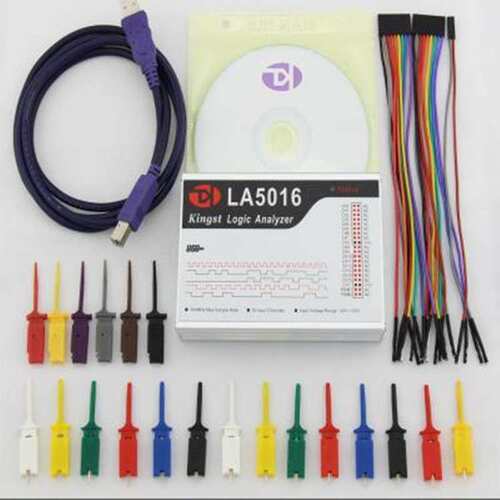 Kingst LA5016 usb 逻辑分析仪 16路全通道 500M采样率 分析仪