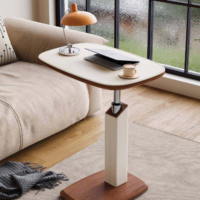 马鞍皮升降边几家用床边桌中古风客厅茶几小桌子可移动床头电脑桌,节庆用品/礼品,新娘配件,淘宝优惠券,粉丝福利购,淘宝优惠卷