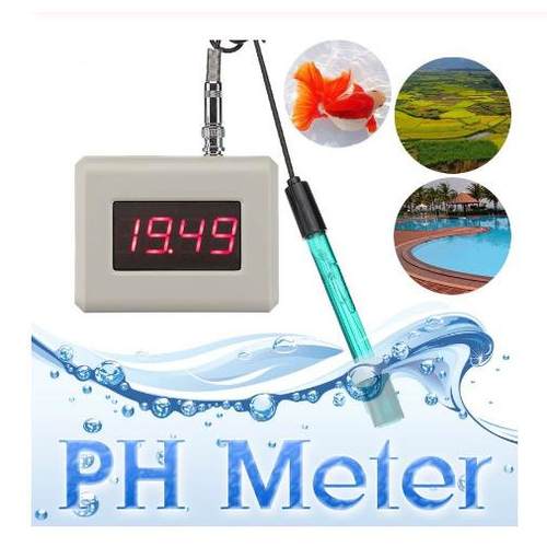 数码显示在线PH监测仪酸度计PH计水产养殖水族馆大棚蔬菜ph计