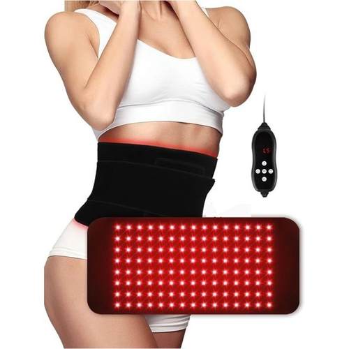 新款灯珠红光理疗腹垫电加热暖宫护腰暖腰暖胃健身腹带护膝