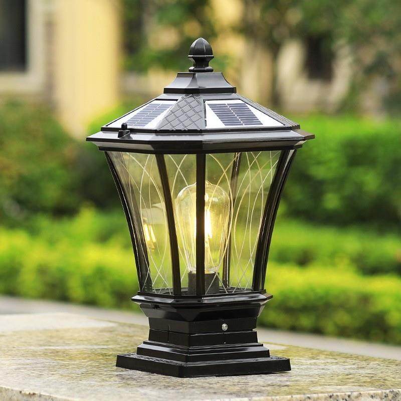 太阳能庭院柱头灯户外防水室外别墅花园围墙欧式院子大门口立柱灯,纺织面料/辅料/配套,纺织机械配件,淘宝优惠券,粉丝福利购,淘宝优惠卷