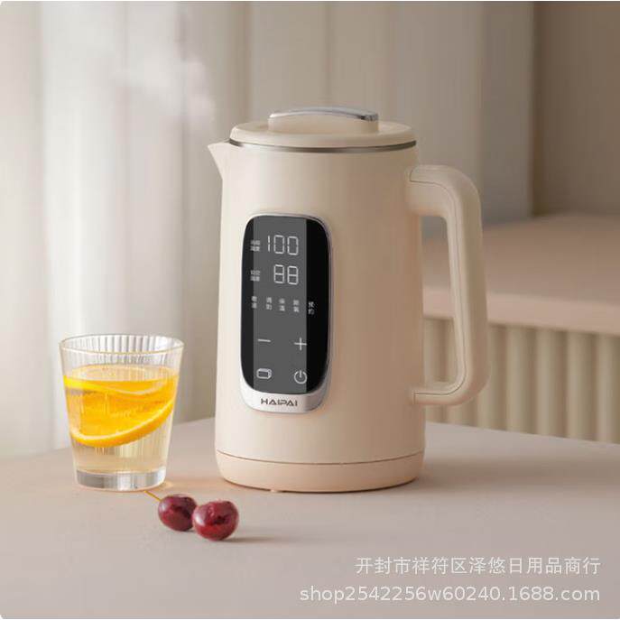 海牌电热水壶家用可调温不锈钢烧水保温一体开水壶自动断电养生壶
