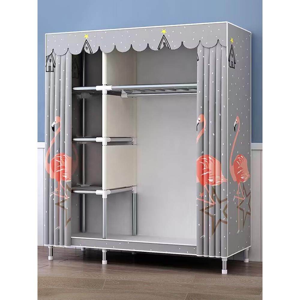 简易衣柜家用卧室钢架加粗厚收纳布衣柜出租房屋组装布艺挂衣橱子,节庆用品/礼品,新娘配件,淘宝优惠券,粉丝福利购,淘宝优惠卷