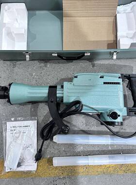 220V外贸大电镐重型手持式电稿单用大功率专业拆凿破碎工业级拆墙