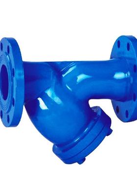 铸铁Y型过滤器泵房水过滤器GL41H-16Q304滤网SY4P过滤器