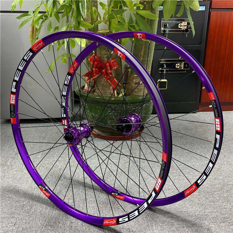 690响锐杰逊RUJIXU山地车轮组铝合金桶轴快拆土坡车单速HGXDMS