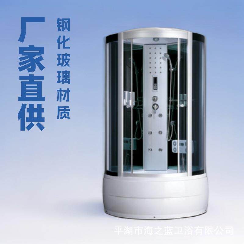 整体淋浴房家用一体式钢化玻璃简易洗澡房卫生间冲凉浴玻璃沐浴房