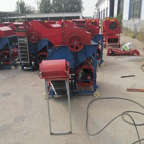 干花生自动装袋摘果机手扶车带动花生摘果机现货供应