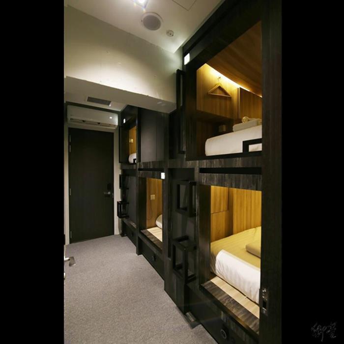 太空舱睡眠床标间青旅单人床公寓床房间午休室内电竞高低床飞机场