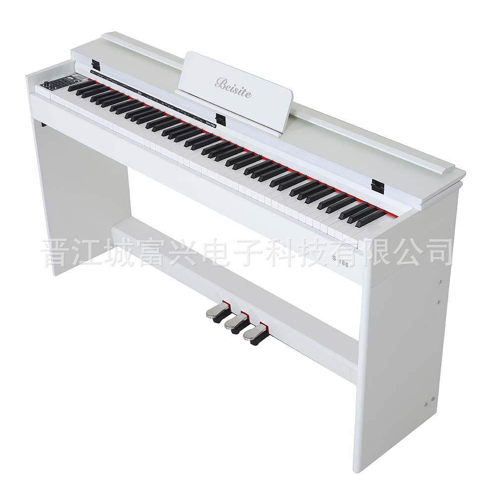 贝斯特电钢琴88键重锤钢琴成人家用初学双人数码钢琴