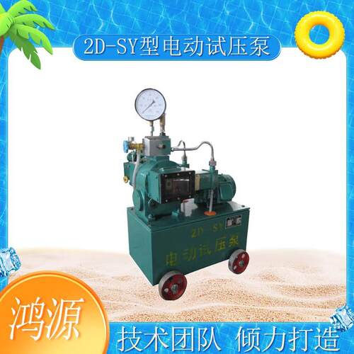 鸿源供应试压泵2D-SY系列管道打压泵锅炉电动测压泵设备