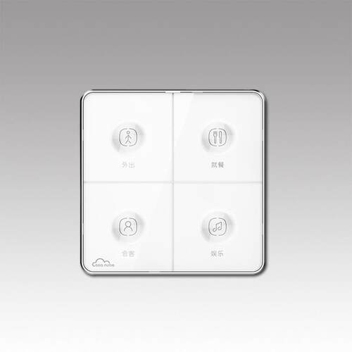 PRO-S4-01四路场景控制器智能家居系统触控开关