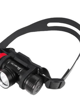 DH10潜水头灯旋转开关户外露营赶海防水灯头应急潜水灯L2头灯