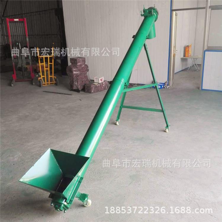 长治移动式不锈钢蛟龙上料机粪池牛粪便抽粪机管式水平输送机