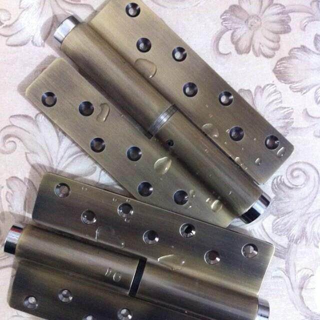 兰玛青古铜色隐形门合页闭门器液压缓冲定位合页闭门器