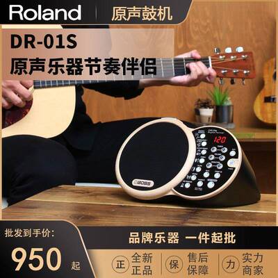 ROLAND罗兰BOSS原声木吉他节奏伴侣鼓机DR-01S弹唱自动伴奏节拍器