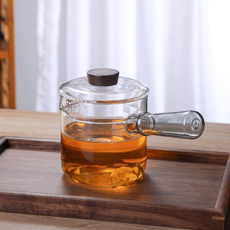 侧把茶壶耐高温玻璃煮茶壶小青柑泡茶壶泡茶器泡茶杯,节庆用品/礼品,新娘配件,淘宝优惠券,粉丝福利购,淘宝优惠卷