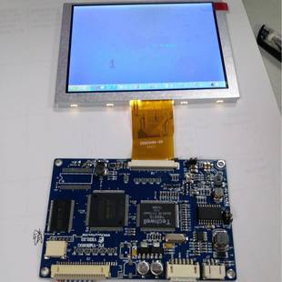 8寸LCD数量总线视频叠加控制板分辨率支持800 600接单片机或ARM