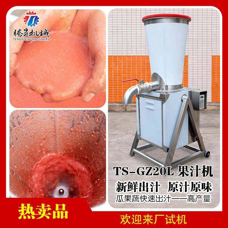 20升商用果汁机工厂用果蔬胡萝卜西红柿榨汁机腾昇机械